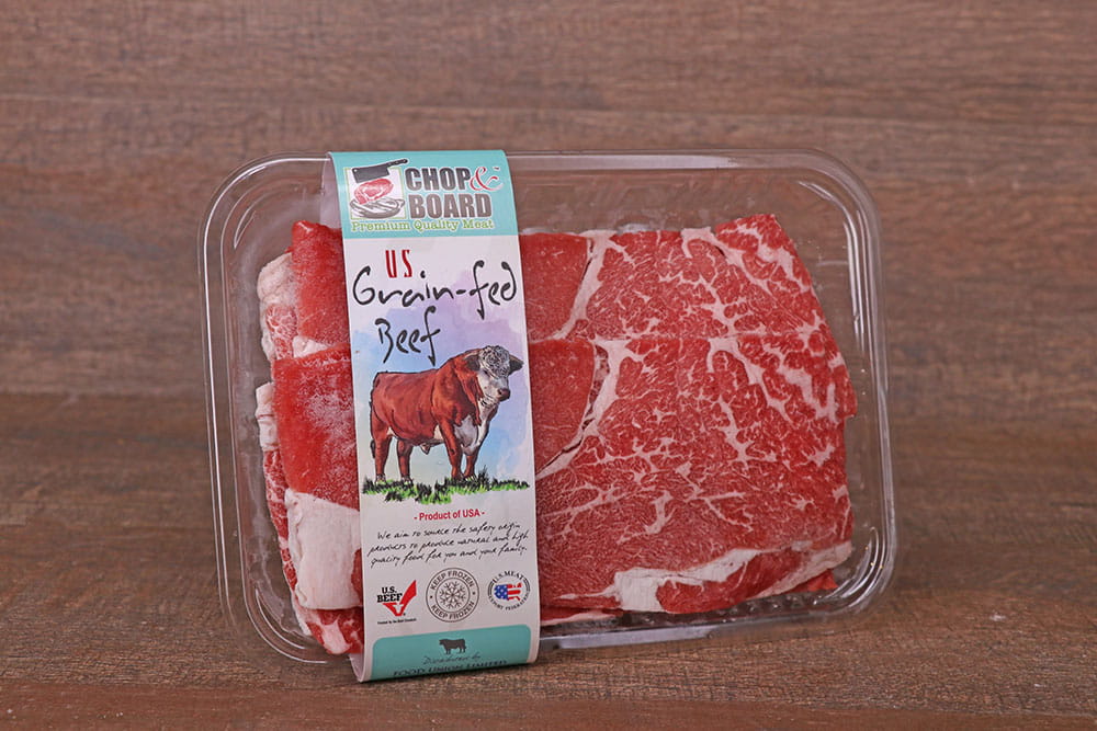 U.S. Frozen Beef Chuck Flat Hot Pot Sliced