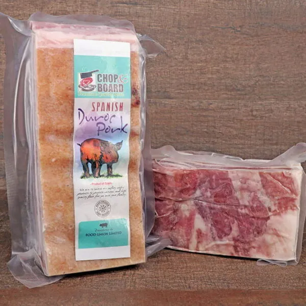 Spanish Frozen Duroc Rind On Belly Brick